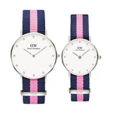 Buy Shop Daniel Wellington Classy Winchester White Dial Two Tone NATO Strap Watch For Women - DW00100081 USA Online