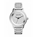 Buy Shop Michael Kors Kinley Diamond Pave Silver Dial Silver Steel Strap Watch for Women - MK5996 USA Online