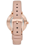 Buy Shop Michael Kors Pyper Analog White Dial Pink Leather Strap Watch For Women - MK2803 USA Online
