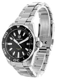Buy Shop Tag Heuer Aquaracer Black Dial Silver Steel Strap Watch for Men - WAY111A.BA0928 USA Online