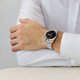 Buy Shop Tag Heuer Carrera Calibre 5 Automatic Black Dial Silver Steel Strap Watch for Men - WAR201C.BA0723 USA Online