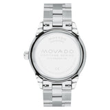 Movado Heritage Calendoplan Blue Dial Silver Steel Strap Watch For Men - 3650094