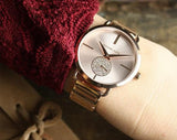 Buy Shop Michael Kors Portia Quartz Rose Gold Dial Rose Gold Steel Strap Watch For Women - MK3678 USA Online