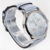 Buy Shop Gucci G Timeless Quartz Mother of Pearl Dial Blue Leather Strap Watch For Women - YA1264124 USA Online
