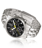 Buy Shop Tissot T Sport PRC200 Chronograph Black Dial Silver Steel Strap Watch for Men - T17.1.586.52 USA Online
