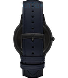 Buy Shop Emporio Armani Renato Blue Dial Blue Leather Strap Watch For Men - AR2479 USA Online