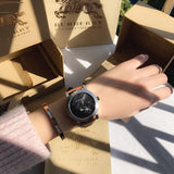 Buy Shop Burberry The City Black Dial Black Leather Strap Watch for Men - BU9906 USA Online