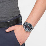 Buy Shop Diesel Mega Chief Chronograph Black Dial Silver Steel Strap Watch For Men - DZ4308 USA Online