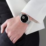 Buy Shop Michael Kors Portia Black Dial Silver Steel Strap Watch for Women - MK3638 USA Online