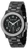 Buy Shop Michael Kors Runway Black Dial Black Steel Strap Watch for Women - MK5190 USA Online