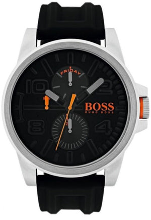 Buy Shop Hugo Boss Detroit Sport Quartz Black Dial Black Rubber Strap Watch for Men - 1550006 USA Online