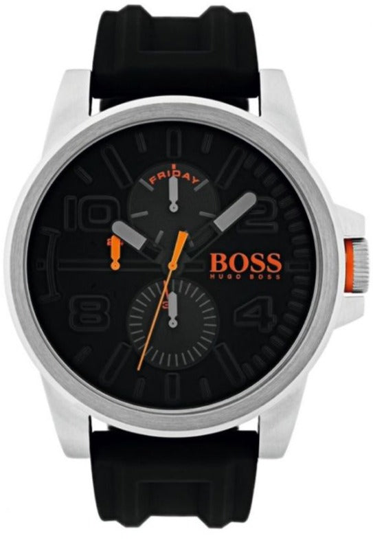 Buy Shop Hugo Boss Detroit Sport Quartz Black Dial Black Rubber Strap Watch for Men - 1550006 USA Online