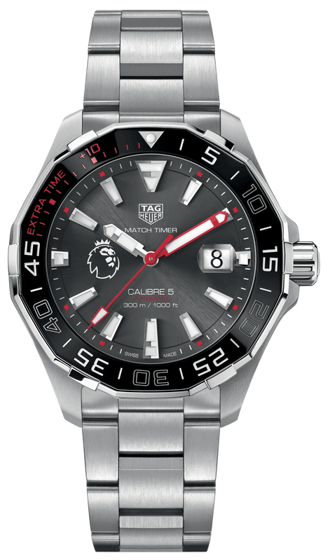 Buy Shop Tag Heuer Aquaracer Calibre 5 Premiere League Edition Black Dial Silver Stainless Steel Watch for Men - WAY201D.BA0927 USA Online