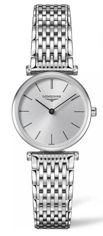 Buy Shop Longines La Grande Classique De Longines Silver Dial Silver Mesh Bracelet Watch for Women - L4.209.4.72.6 USA Online