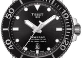 Tissot Seastar 1000 Powermatic 80 Black Dial Silver Steel Strap Watch For Men - T120.407.11.051.00