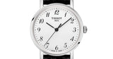 Buy Shop Tissot Everytime Small White Dial Black Leather Strap Watch For Women - T109.210.16.032.00 USA Online