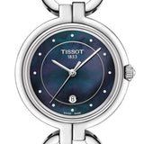 Buy Shop Tissot T Lady Flamingo Mother of Pearl Blue Dial Silver Steel Strap Watch for Women - T094.210.11.126.00 USA Online