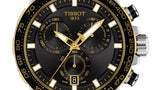 Tissot Supersport Chrono Black Dial Silver Steel Strap Watch For Men - T125.617.21.051.00