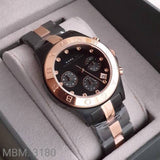 Buy Shop Marc Jacobs Blade Chronograph Grey Dial Two Tone Steel Strap Watch for Women - MBM3180 USA Online