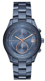 Buy Shop Michael Kors Briar Blue Dial Blue Steel Strap Watch For Women - MK6468 USA Online