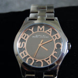 Buy Shop Marc Jacobs Henry Skeleton Black Dial Black Steel Strap Watch for Women - MBM3254 USA Online