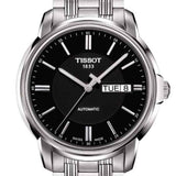 Buy Shop Tissot Automatics III Black Dial Silver Steel Strap Watch For Men - T065.430.11.051.00 USA Online