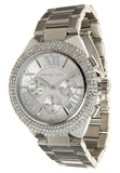 Buy Shop Michael Kors Camille Silver Dial Silver Steel Strap Watch for Women - MK5634 USA Online