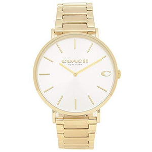 Buy Shop Coach Charles Silver Dial Gold Steel Strap Watch for Men - 14602430 USA Online