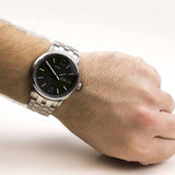 Buy Shop Marc Jacobs Fergus Black Dial Silver Steel Strap Watch for Men - MBM5075 USA Online