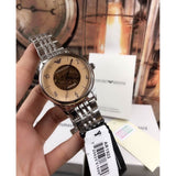 Buy Shop Emporio Armani Meccanico Multicolor Dial Silver Steel Strap Watch For Men - AR1922 USA Online