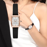 Buy Shop Emporio Armani Gianni T Bar Quartz White Dial Black Leather Strap Watch For Women - AR11408 USA Online