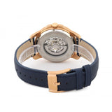 Buy Shop Fossil Grant Automatic Skeleton Blue Dial Blue Leather Strap Watch for Men - ME3102 USA Online