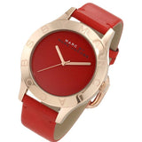 Buy Shop Marc Jacobs Blade Red Dial Red Leather Strap Watch for Women - MBM1204 USA Online