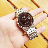 Buy Shop Tissot Luxury Powermatic 80 Brown Dial Silver Steel Strap Watch For Men - T086.407.11.291.00 USA Online