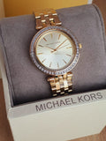 Buy Shop Michael Kors Darci White Dial Two Tone Steel Strap Watch for Women - MK3323 USA Online