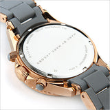 Buy Shop Marc Jacobs Rock Chronograph Grey Dial Grey Silicone Strap Watch for Women - MBM2550 USA Online