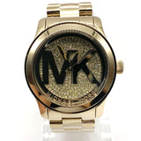 Buy Shop Michael Kors Runway Gold Dial Gold Steel Strap Watch for Women - MK5706 USA Online
