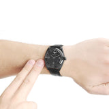 Buy Shop Emporio Armani Franco Black Dial Black Leather Strap Watch For Men - AR0368 USA Online