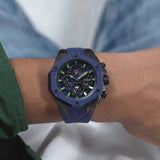 Buy Shop Guess Formula Multifunction Blue Dial Blue Silicone Strap Watch For Men - GW0579G3 USA Online