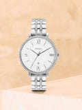 Buy Shop Fossil Jacqueline White Dial Silver Steel Strap Watch for Women - ES3545 USA Online