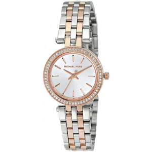 Buy Shop Michael Kors Darci Silver Dial Two Tone Steel Strap Watch for Women - MK3298 USA Online