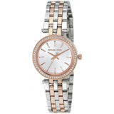 Buy Shop Michael Kors Darci Silver Dial Two Tone Steel Strap Watch for Women - MK3298 USA Online
