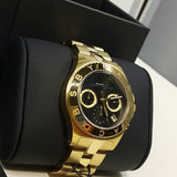 Buy Shop Marc Jacobs Blade Chronograph Black Dial Gold Steel Strap Watch for Women - MBM3309 USA Online