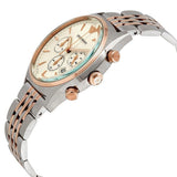 Buy Shop Emporio Armani Classic Chronograph White Dial Two Tone Steel Strap Watch For Men - AR0396 USA Online