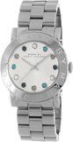 Buy Shop Marc Jacobs Amy White Dial Silver Steel Strap Watch for Women - MBM3140 USA Online
