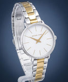 Buy Shop Michael Kors Pyper Quartz Silver Dial Two Tone Steel Strap Watch For Women - MK1041 USA Online