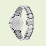 Buy Shop Gucci G Timeless Quartz Gold Dial Silver Steel Strap Watch for Women - YA1265035 USA Online