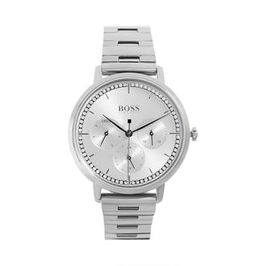 Buy Shop Hugo Boss Prima Silver Dial Silver Steel Strap Watch for Women - 1502570 USA Online