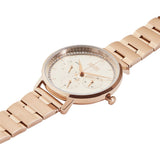 Hugo Boss Prima Gold Dial Gold Steel Strap Watch for Women - 1502571