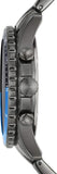 Buy Shop Fossil FB-01 Chronograph Black Dial Grey Steel Strap Watch for Men - FS5835 USA Online